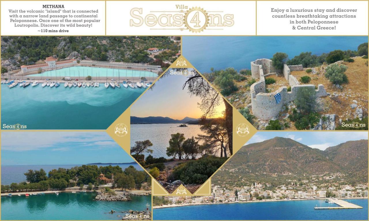 Four Seasons Relaxing Villa Akrata Exterior photo